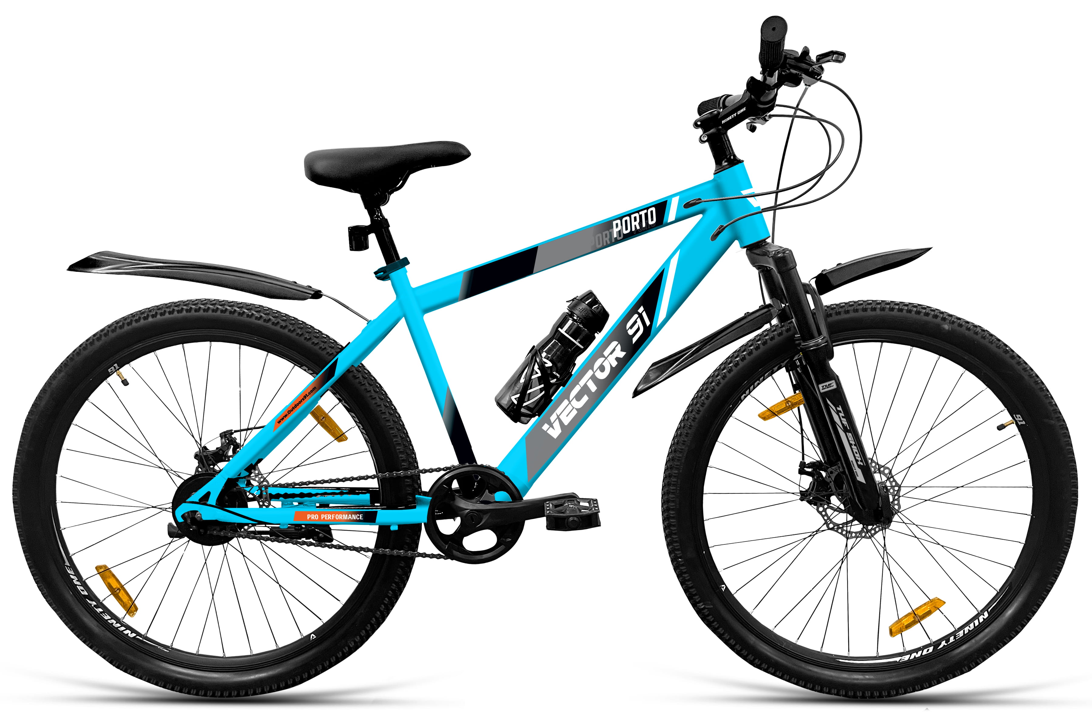 Porto D2TX 26T 90 SKD (Black Cyan) image 1