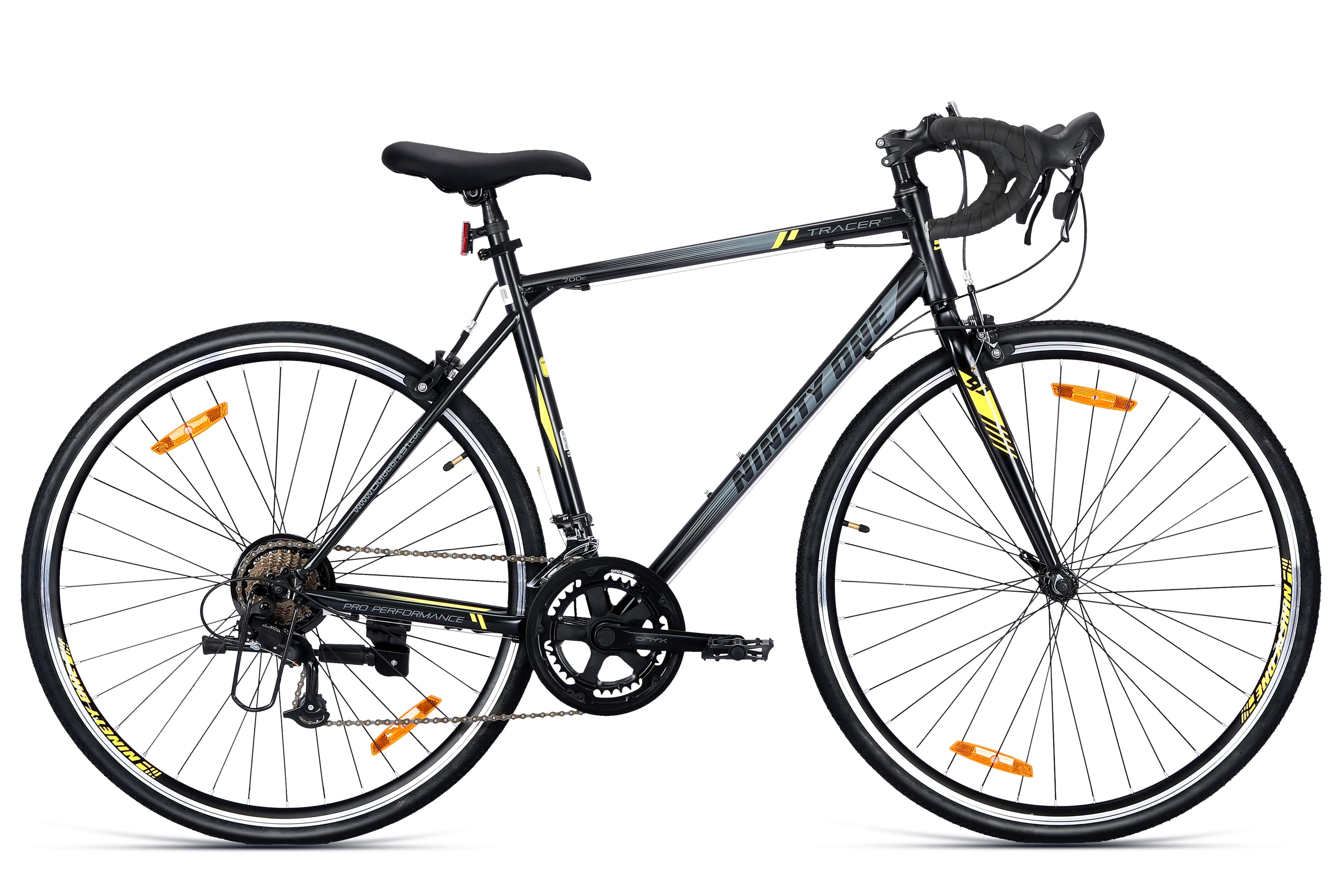 Top Selling Road Bikes - Tracer R14 700C MS Black Yellow 21