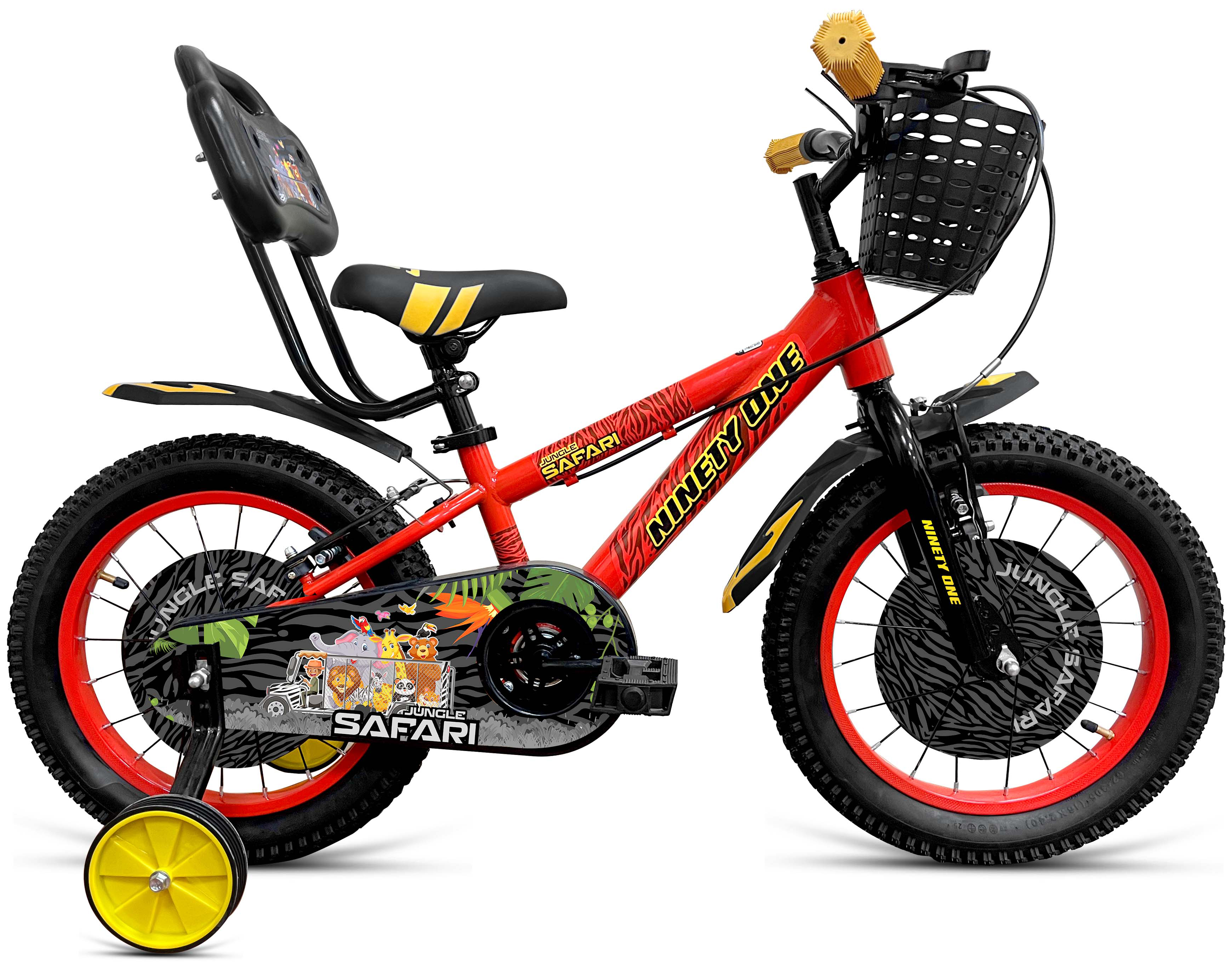 Jungle Safari 14T 90 SKD Pack of 2 (Red Yellow) image 1