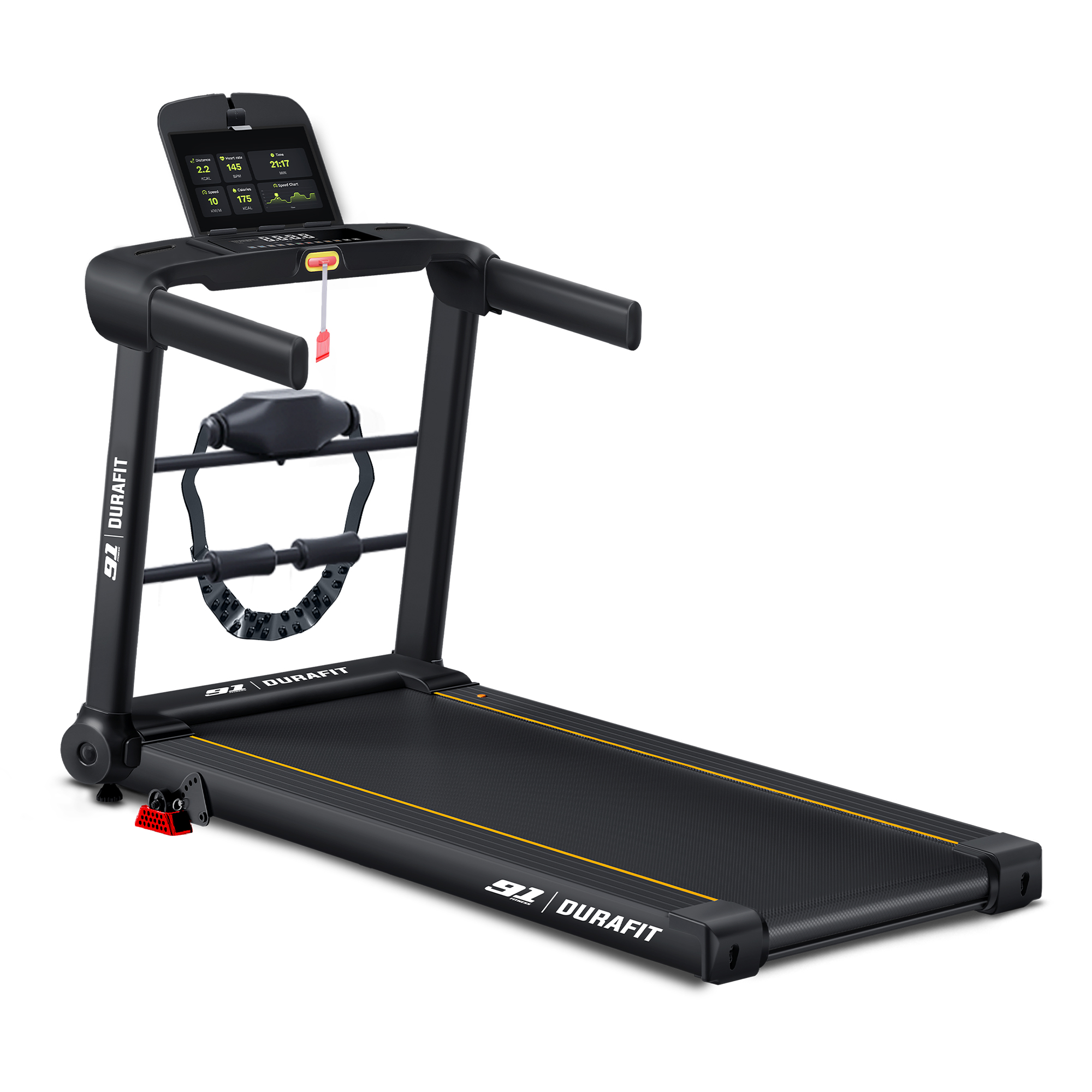 Racer Multi Function Treadmill (Black) image 1