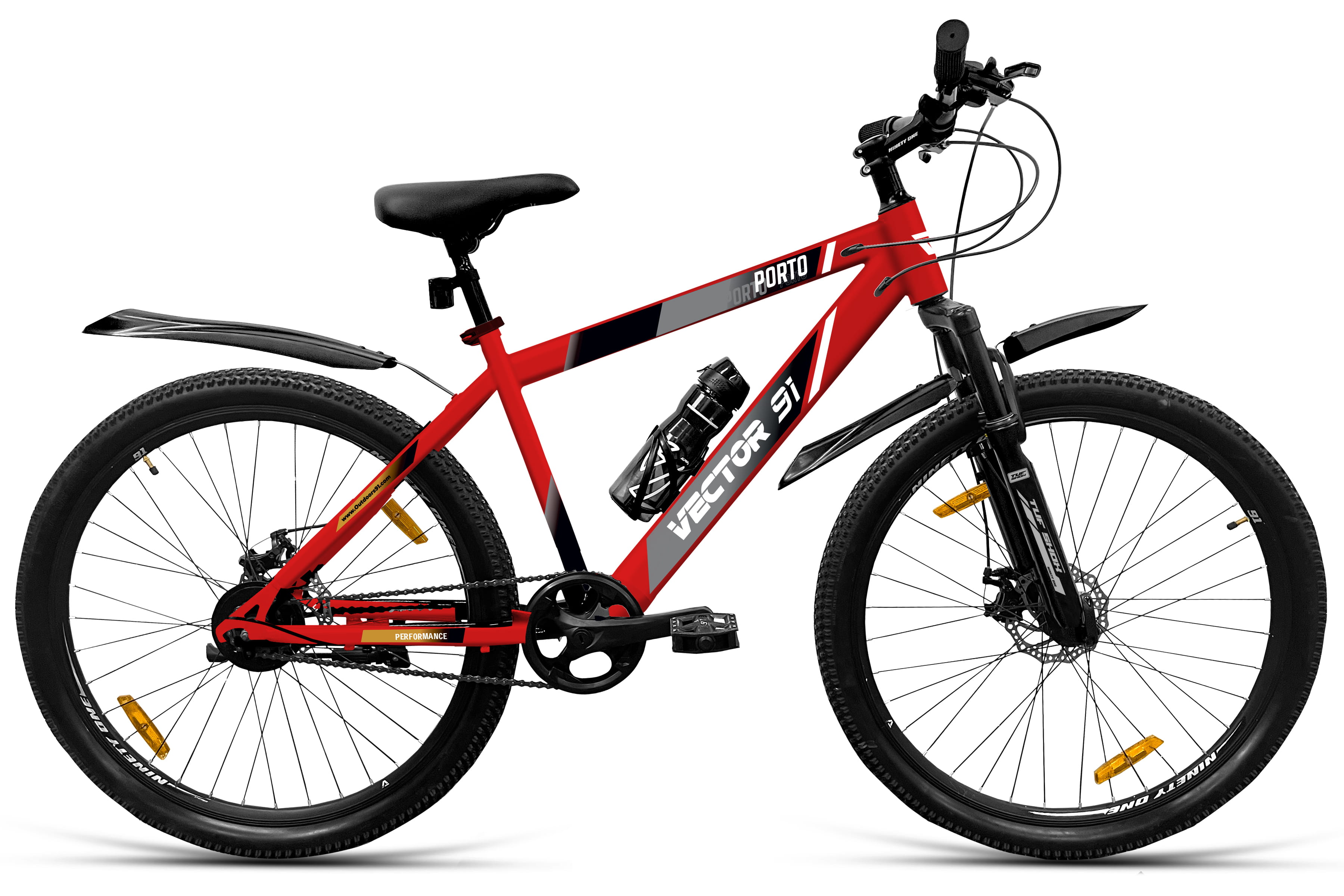 Porto D2TX 24T 90 SKD (Red Silver) image 1