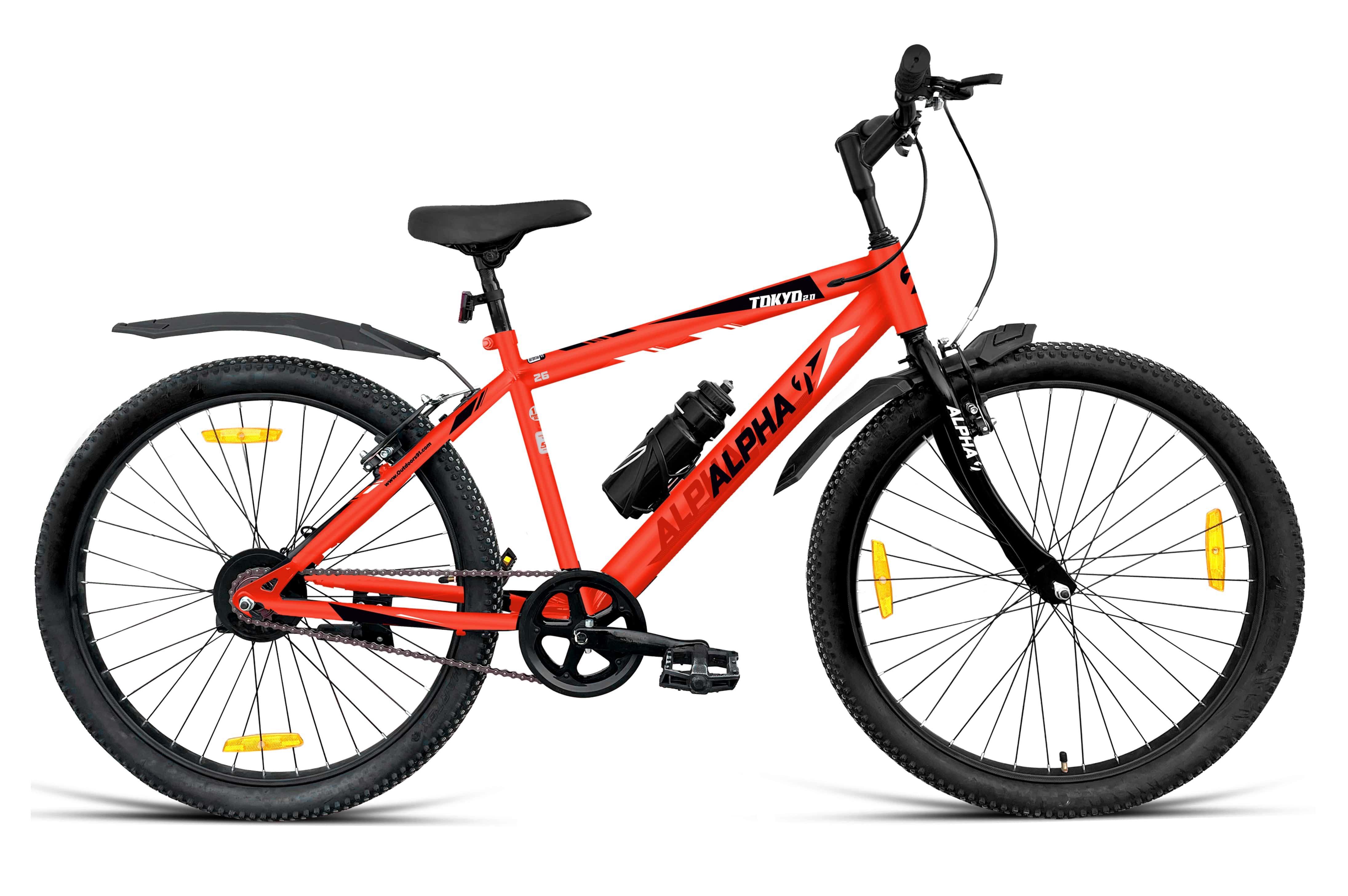 Tokyo 2 0 RFV 26T CKD Steel Rim (Red Black) image 1