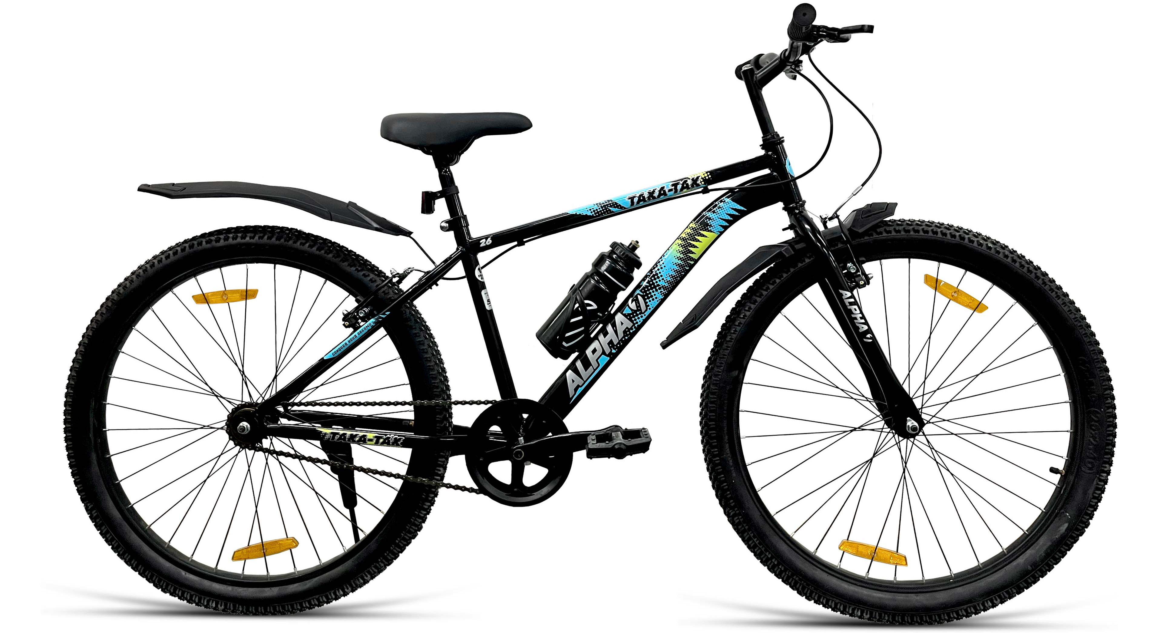 Taka Tak 26T CKD pack of 2 (Black Cyan) image 1