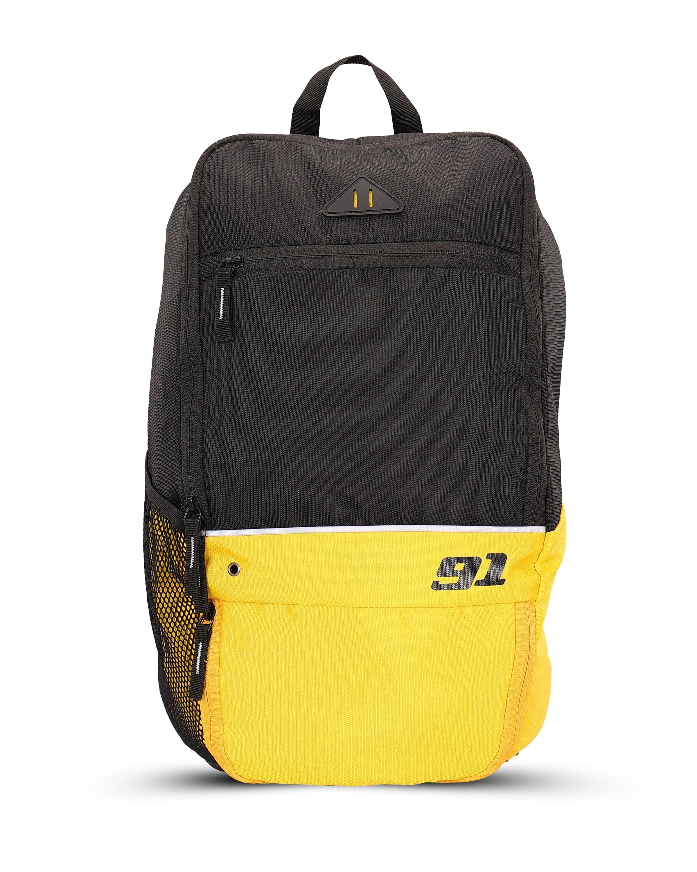 Black and yellow hot sale under armour backpack