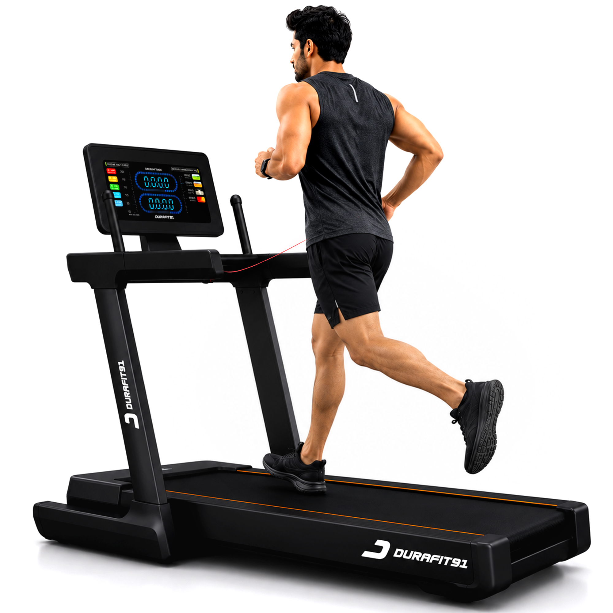 Turbo Single Function Treadmill (Black) image 1