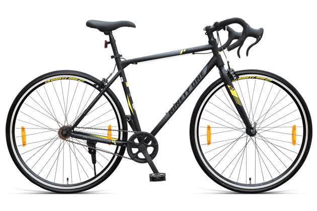 Buy Tracer 700C Single Speed Black Yellow Cycle by 91 Online